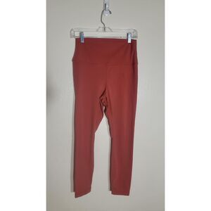 EUC Yogalicious Women's Pink High Waisted Leggings Activewear sz L